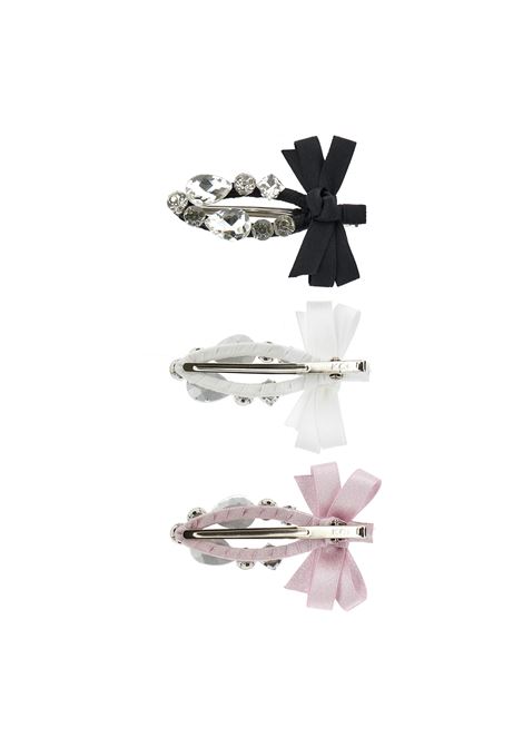 Set di 3 fermagli con cristalli MONNALISA KIDS | 79H0990084